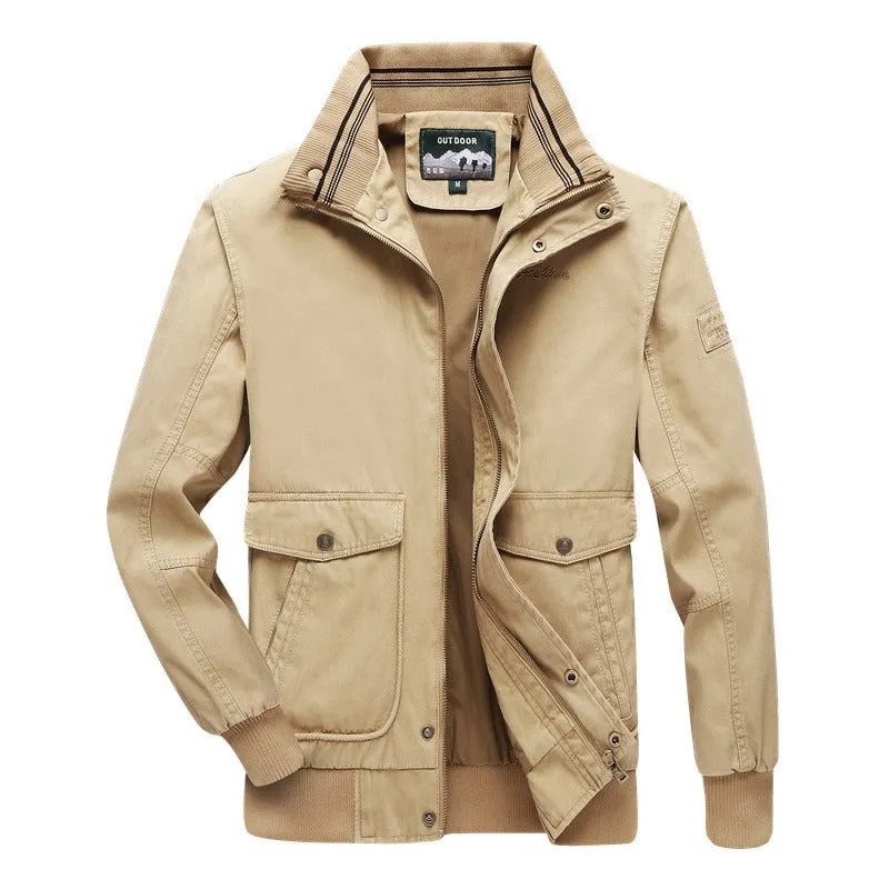 Spring Autumn Casual Cargo Men Jackets