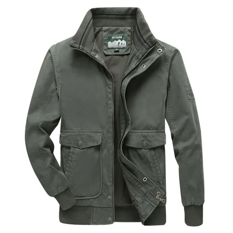 Spring Autumn Casual Cargo Men Jackets