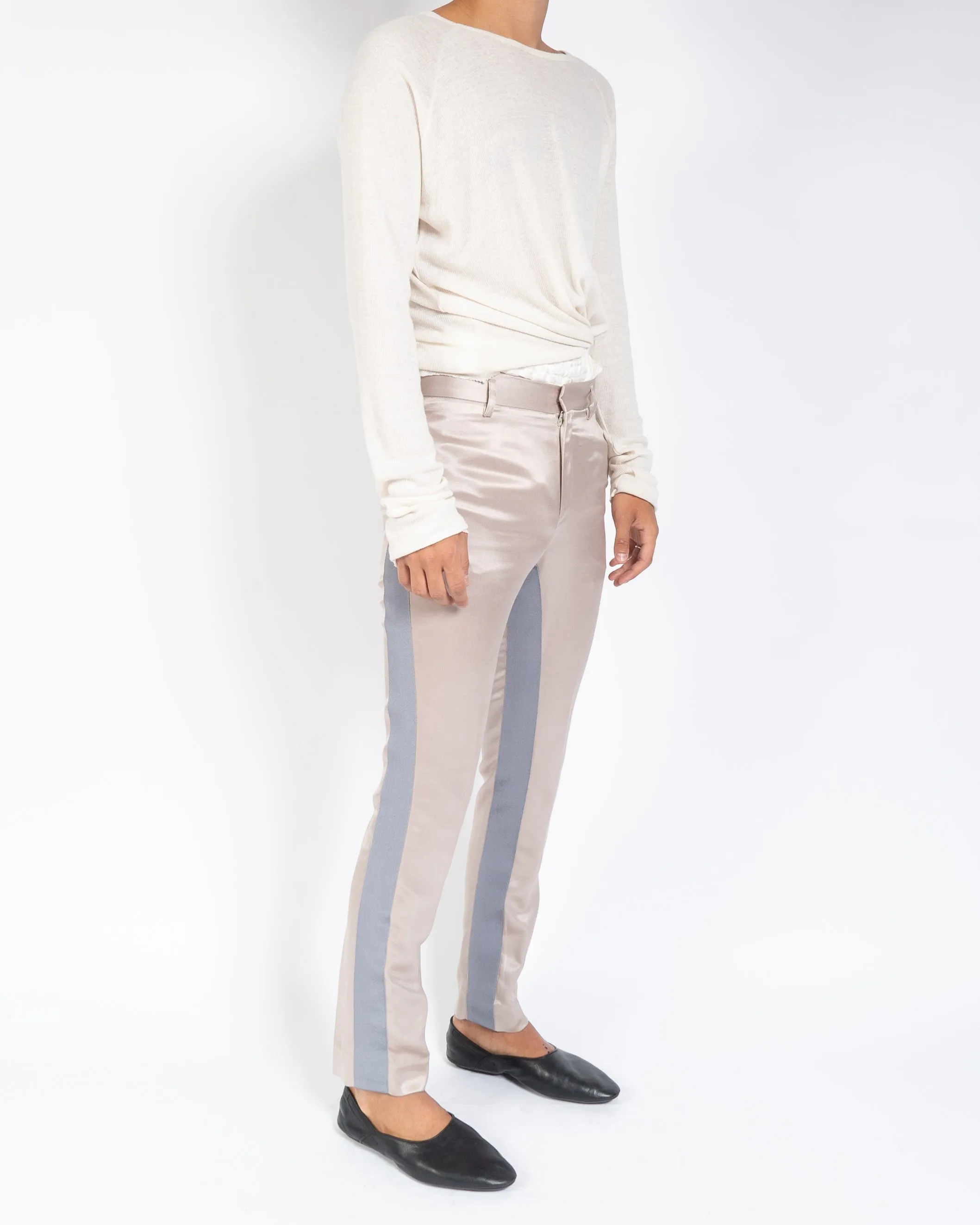 SS15 Amorpha Silk Striped Trousers Sample