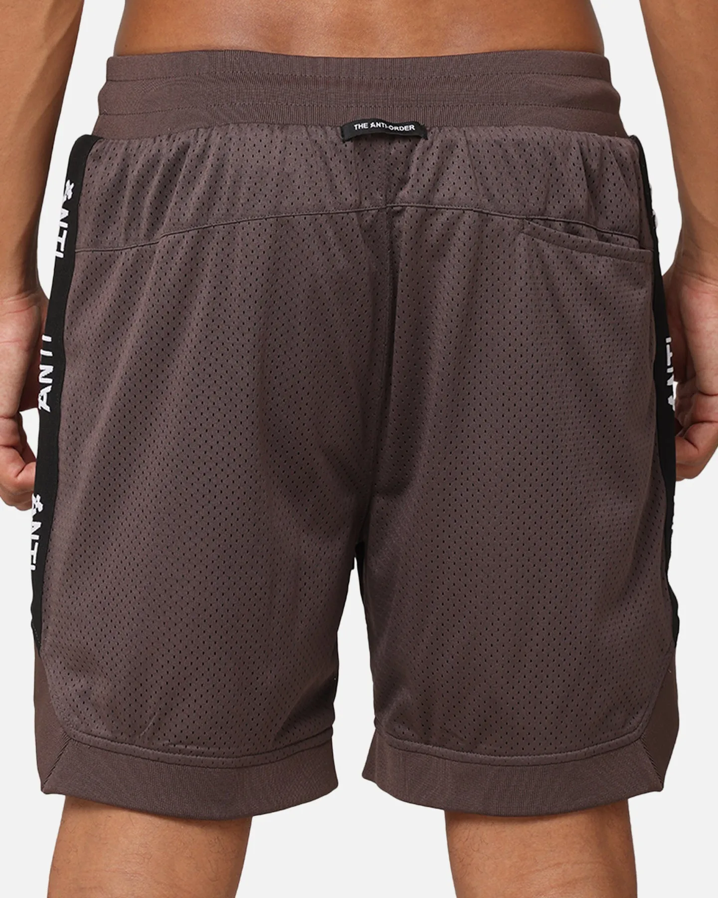 The Anti Order Future Racing Basketball Shorts Dark Brown