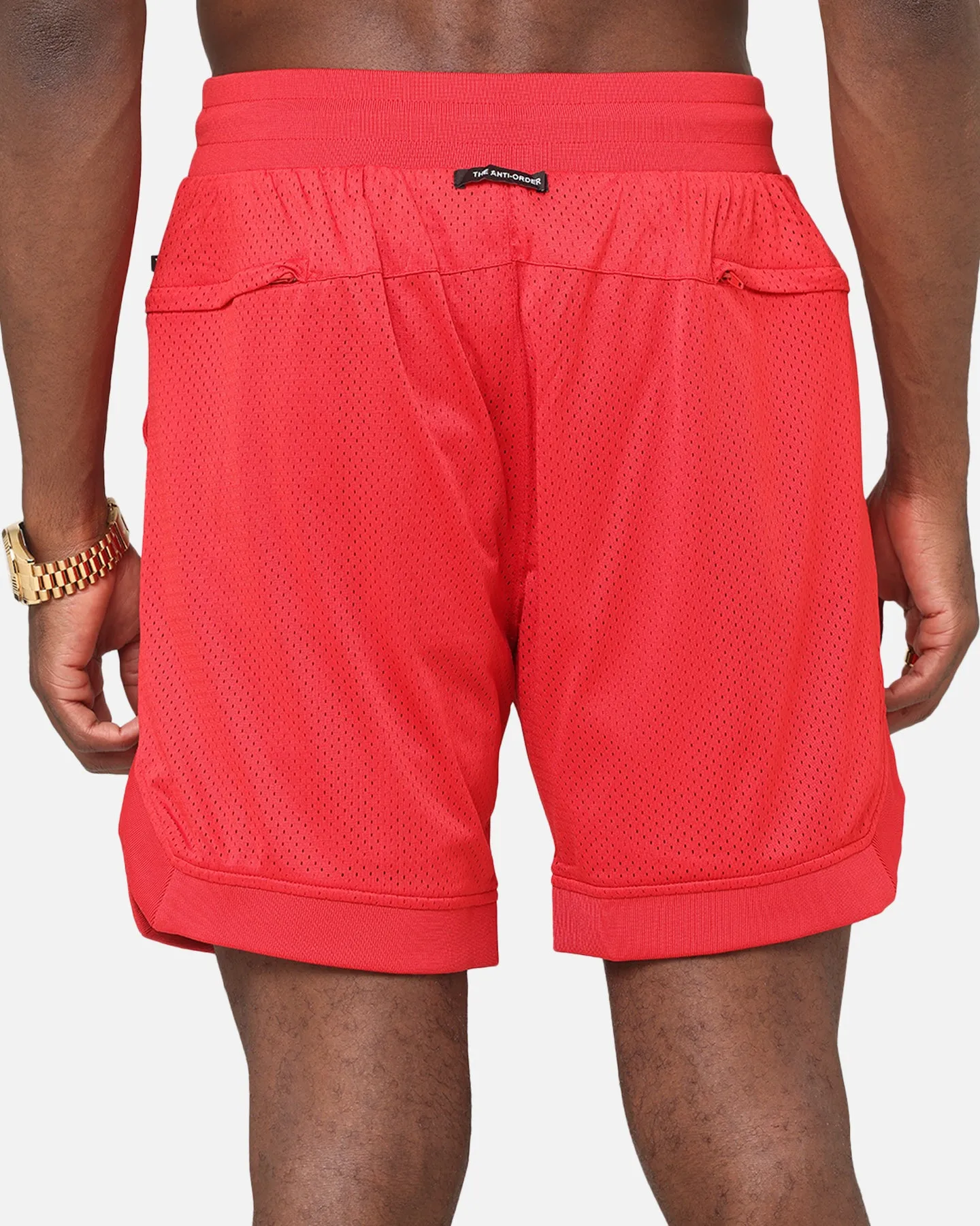 The Anti Order Track Club Basketball Shorts Red/White