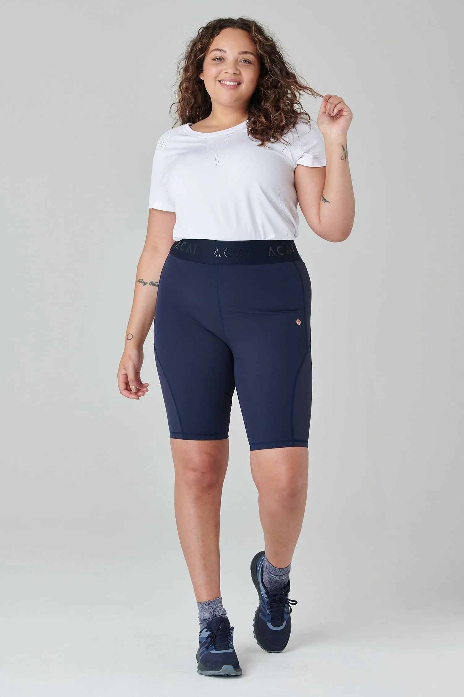 The Panelled Shorts - Midnight Blue