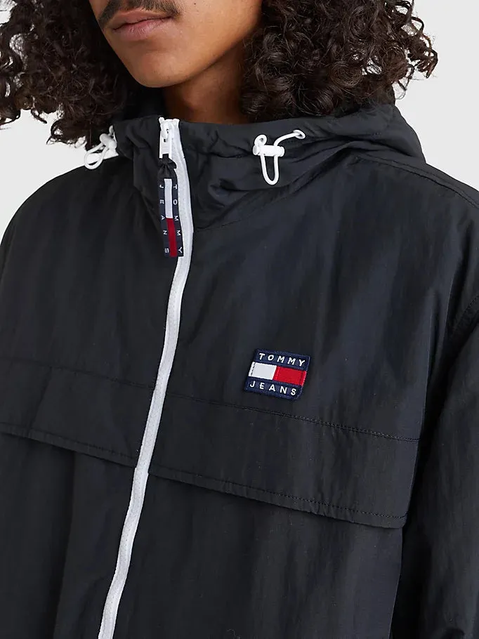 Tommy Jeans - Padded CHICAGO WINDBREAKER - Black