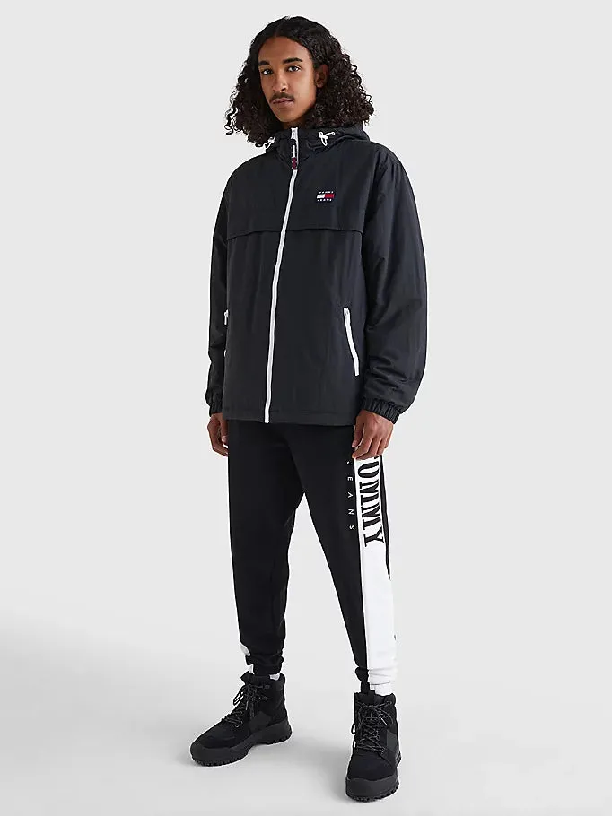 Tommy Jeans - Padded CHICAGO WINDBREAKER - Black