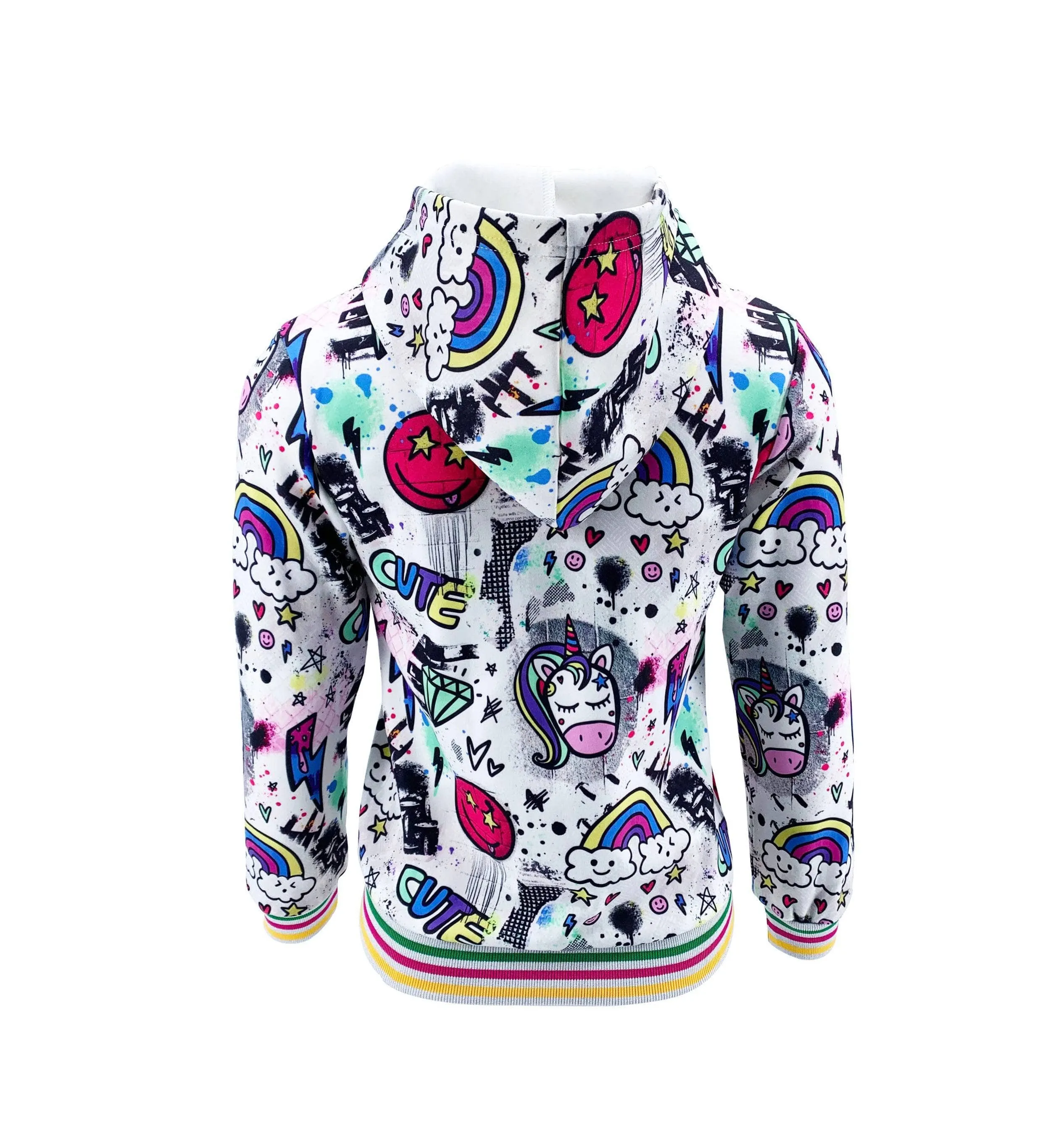 Unicorn Graffiti Hoodie