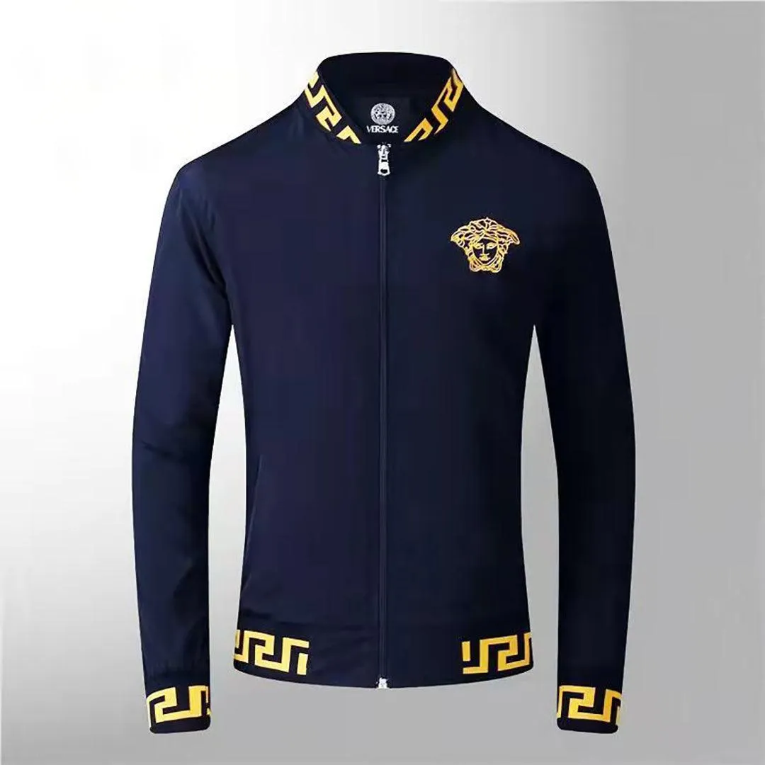 Vers Lightweight Zip Up Men's Jacket - NavyBlue