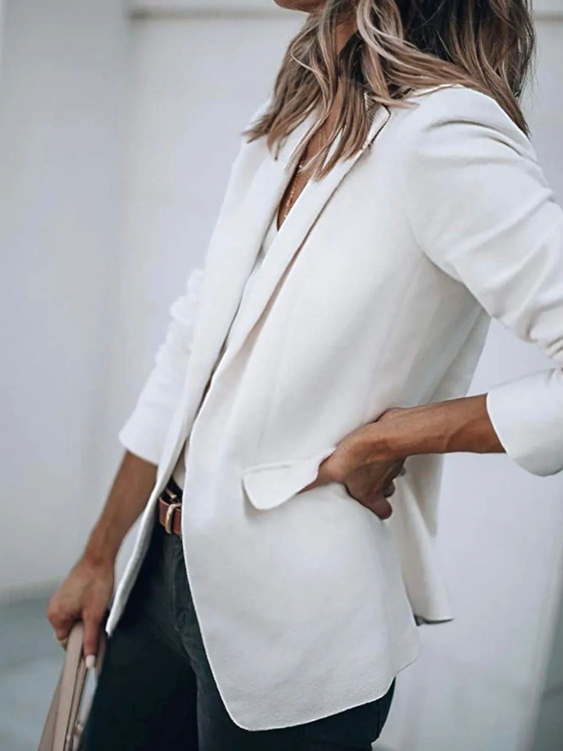 White blazer