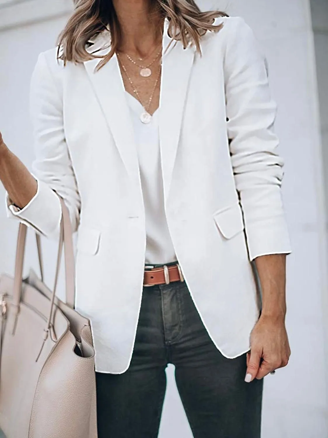 White blazer