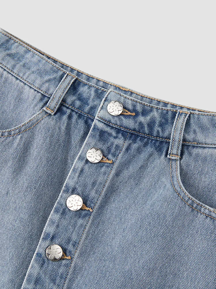 Women's Basic Denim Pants