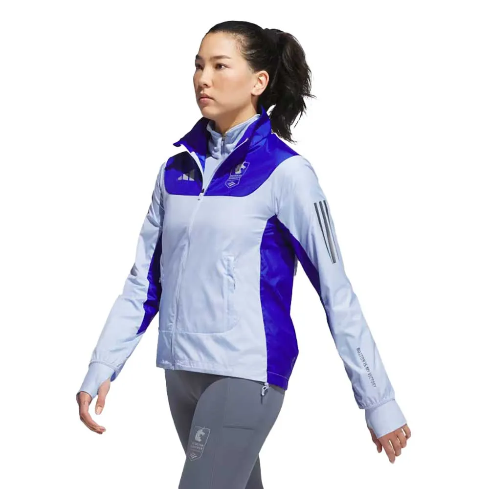 Women's Boston  Marathon 25 Celebration Jacket - Blue Dawn