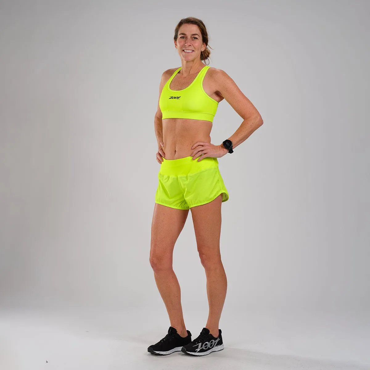 Women's LTD Run 3" Short - Neon Yellow