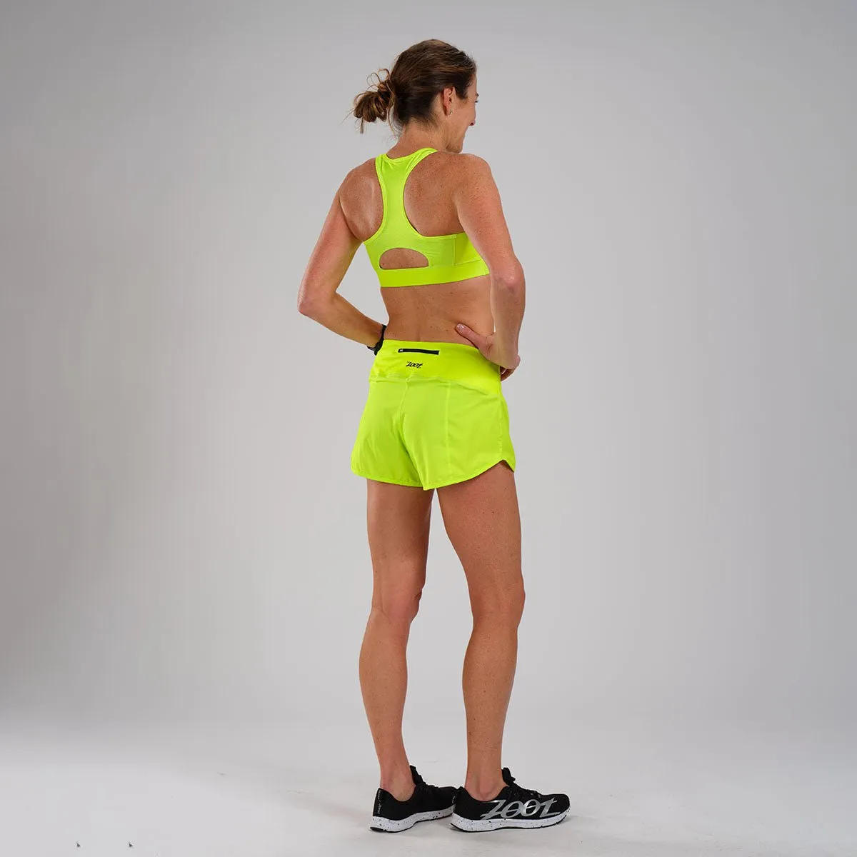 Women's LTD Run 3" Short - Neon Yellow