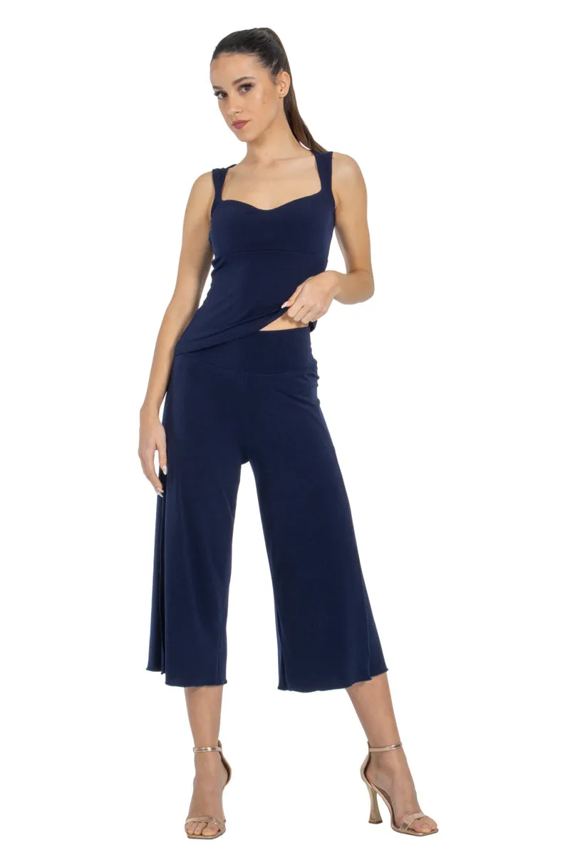 Wrap Cropped Dance Culottes