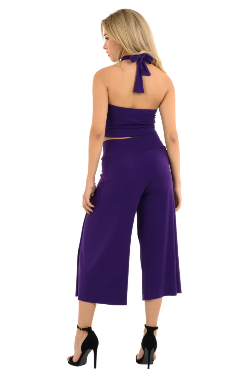 Wrap Cropped Dance Culottes