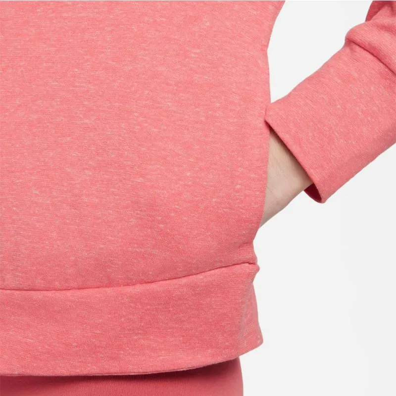 Zippered Pink Nike Hoodie for Girls with Cozy Side Pockets